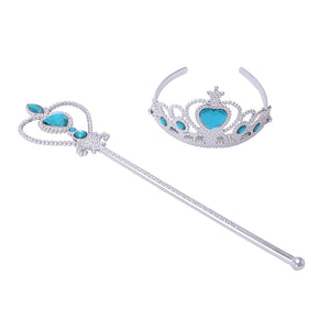 Beautiful Accessories Girls Necklaces Earrings Gloves Wands Crown Jewelry Dress Up Princess Casual Outfit Accessories